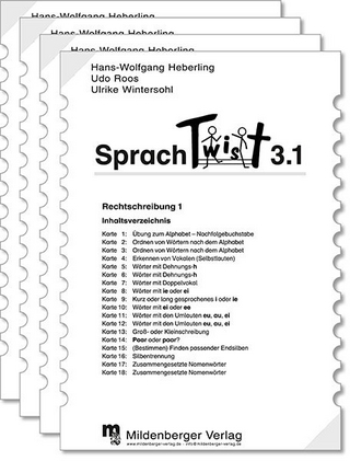 Sprachtwist. Lesen - Spannen - Kontrollieren / Sprachtwist 3, Arbeitskarten