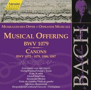 Musical Offering, Canons, 1 Audio-CD