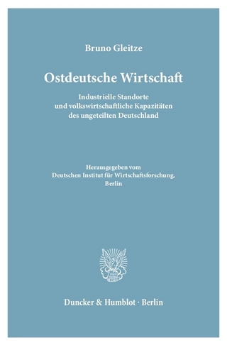 Ostdeutsche Wirtschaft.