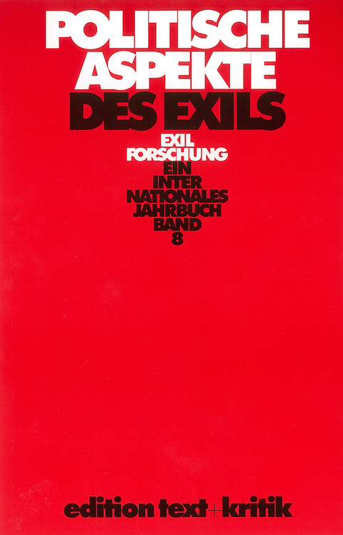 Politische Aspekte des Exils - 