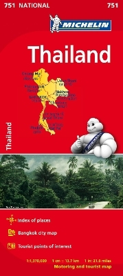Thailand - Michelin National Map 751