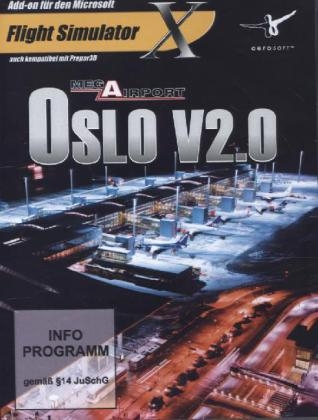 AddOn Microsoft Flight Simulator X Mega Airport Oslo V2.0, CD-ROM