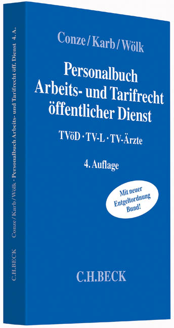 Personalbuch Arbeits- und Tarifrecht &ouml;ffentlicher Dienst - Peter Conze, Svenja Karb, Wolfgang W&ouml;lk