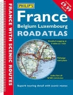 Philip's France, Belgium, Luxembourg Road Atlas