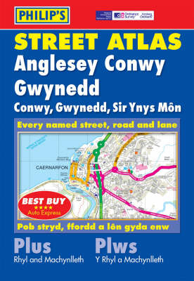 Philip's Street Atlas Anglesey, Conwy and Gwynedd -  None