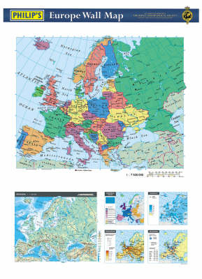 Philip's Europe Wall Map