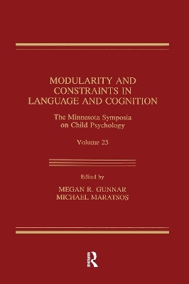 Modularity and Constraints in Language and Cognition - 