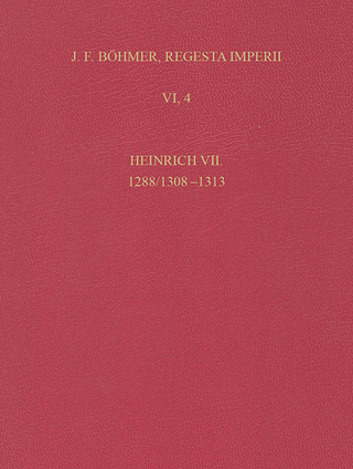 J.F. Böhmer, Regesta Imperii