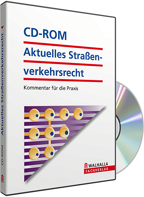 CD-ROM Aktuelles Stra&szlig;enverkehrsrecht - Kommentar (Grundversion)