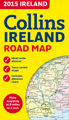 2015 Collins Map of Ireland