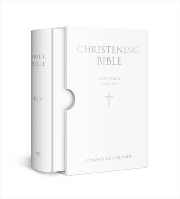 HOLY BIBLE: King James Version (KJV) White Compact Christening Edition -  Collins UK