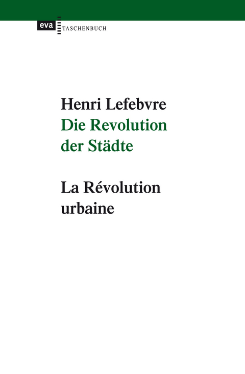 Die Revolution der St&auml;dte - Henri Lef&egrave;bvre