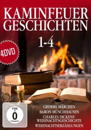 Kaminfeuergeschichten 1-4, 4 DVDs