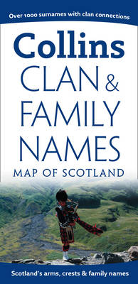 Clan and Family Names Map of Scotland