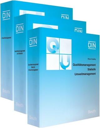 Qualitätsmanagement, Statistik, Umweltmanagement. Teil A, Teil B/C, Teil D und Teil E / Qualitätsmanagement - Statistik - Umweltmanagement. Teil A, Teil B/C und Teil D