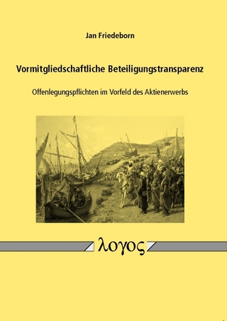Vormitgliedschaftliche Beteiligungstransparenz