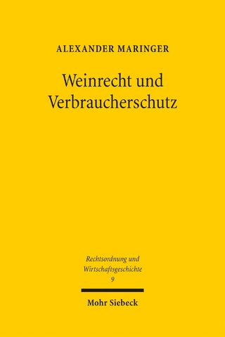 Weinrecht und Verbraucherschutz