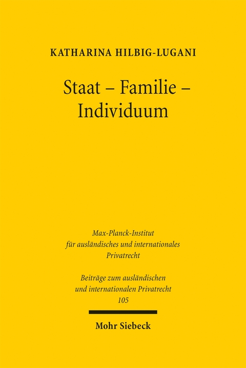 Staat - Familie - Individuum - Katharina Lugani