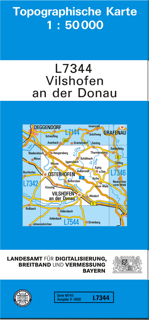 TK50 L7344 Vilshofen an der Donau