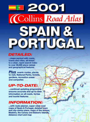 2001 Collins Road Atlas Spain and Portugal