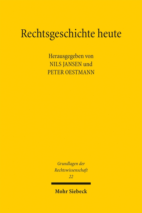 Rechtsgeschichte heute - 