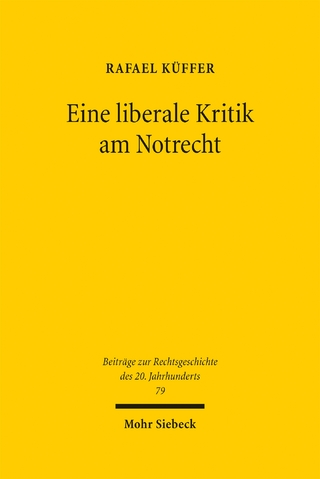 Eine liberale Kritik am Notrecht