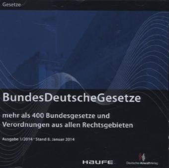 BundesDeutscheGesetze 1/2014 Stand Januar