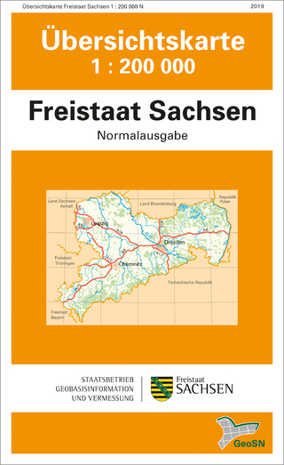 Übersichtskarte Freistaat Sachsen