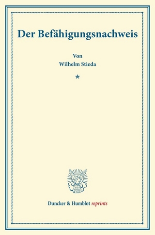 Der Befähigungsnachweis.