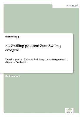 Als Zwilling geboren! Zum Zwilling erzogen? - Meike Klug