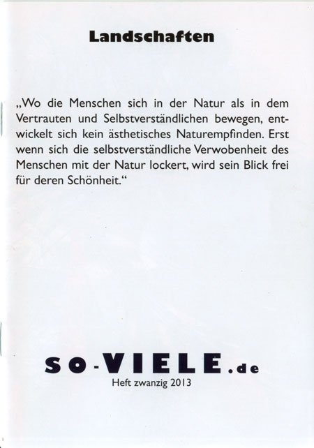 so viele Heft 20 - Ivan Dusanek