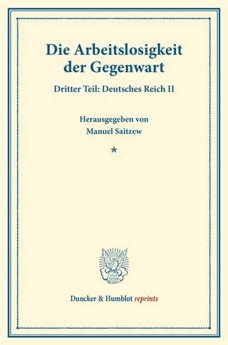 Die Arbeitslosigkeit der Gegenwart.