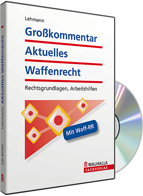 CD-ROM Aktuelles Waffenrecht Datenbank (Grundversion)