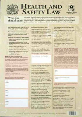 Health and Safety Law Poster -  Health and Safety Executive (HSE)