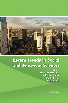 Recent Trends in Social and Behaviour Sciences - 