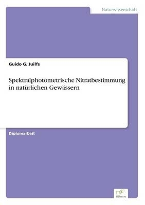 Spektralphotometrische Nitratbestimmung in natÃ¼rlichen GewÃ¤ssern