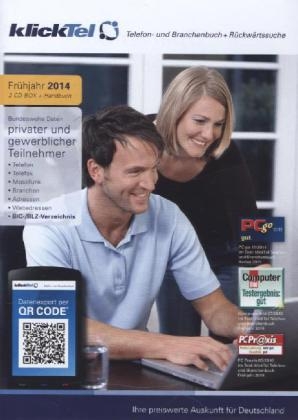 klickTel Telefon- und Branchenbuch inkl. R&uuml;ckw&auml;rtssuche Fr&uuml;hjahr 2014, 1 CD-ROM