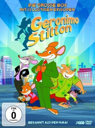 Geronimo Stilton - Die gro&szlig;e Box, 3 DVDs