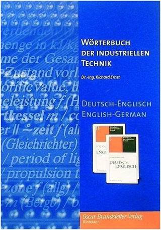 CD-ROM Wörterbuch der industriellen Technik / Dictionary of Engineering and Technology