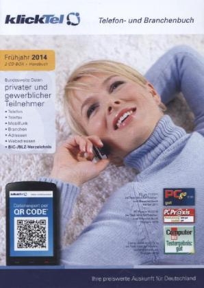 klickTel Telefon- und Branchenbuch Frühjahr 2014, 1 CD-ROM