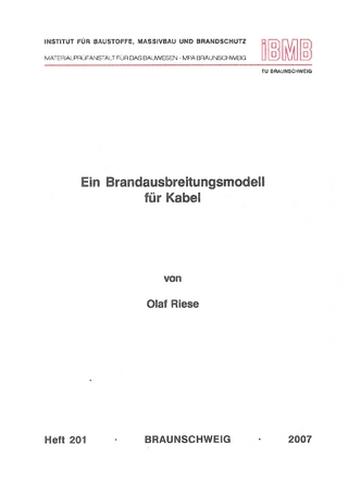 Ein Brandausbreitungsmodell für Kabel