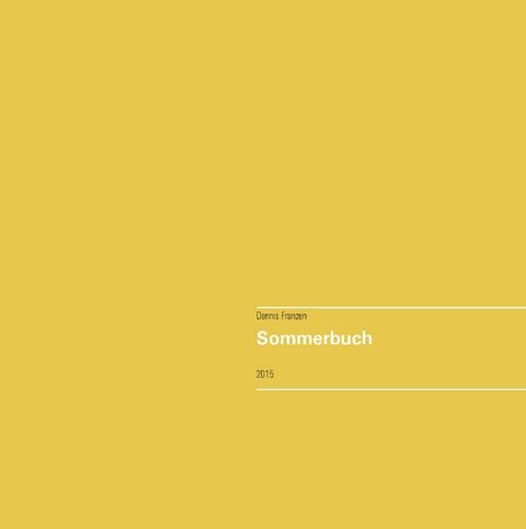Sommerbuch - Dennis Franzen