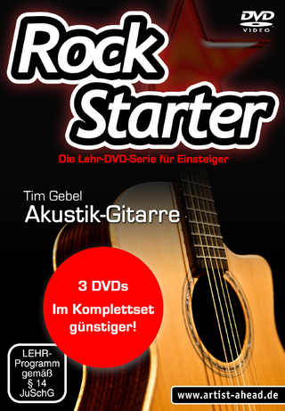 Rockstarter Vol. 1-3 - Akustikgitarre (3 DVDs)
