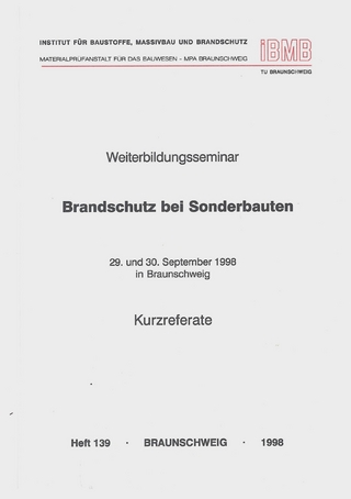 Weiterbildungsseminar Brandschutz bei Sonderbauten