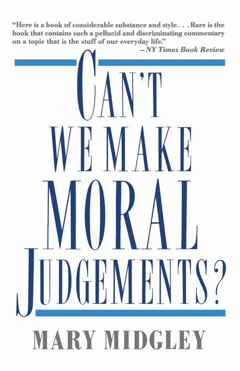Can't We Make Moral Judgements? - Na Na