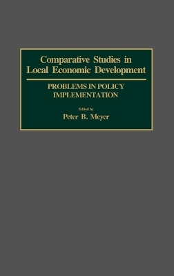 Comparative Studies in Local Economic Development - 