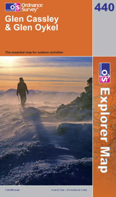 Glen Cassley and Glen Oykel -  Ordnance Survey