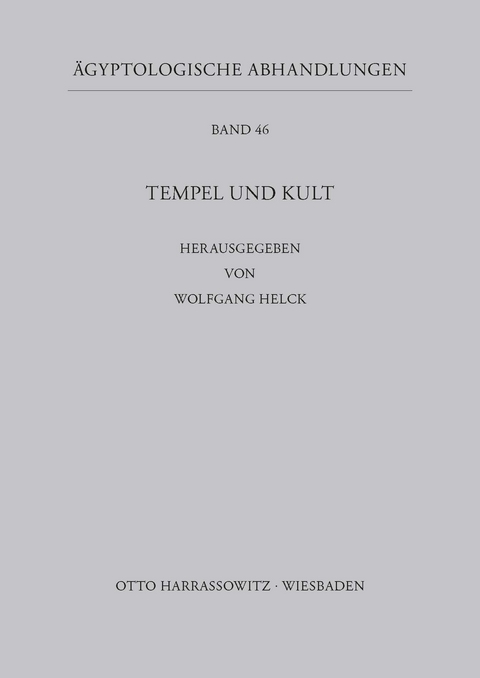Tempel und Kult - 