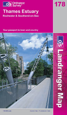 Thames Estuary, Rochester and Southend-on-Sea -  Ordnance Survey