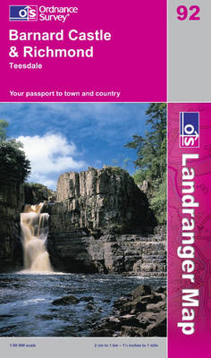 Barnard Castle and Surrounding Area -  Ordnance Survey